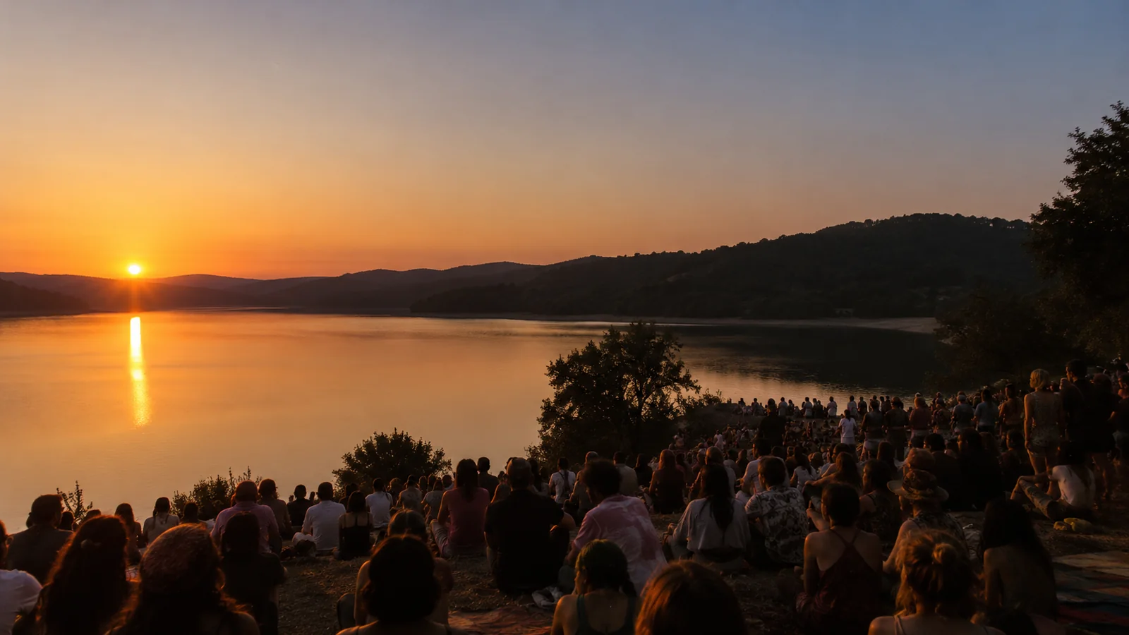 Warm rural evening light in Portugal